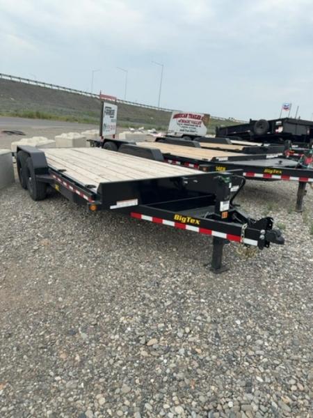 New 2025 Big Tex Trailers 7X18 EQUIPMENT TRAILER 14K WITH SLIDE IN RAMPS