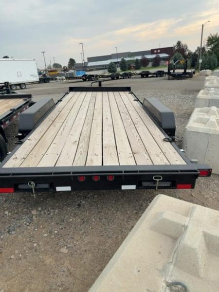 New 2025 Big Tex Trailers 7X18 EQUIPMENT TRAILER 14K WITH SLIDE IN RAMPS