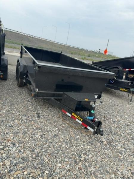 New 2027 Big Tex Trailers 7X14 DUMP TRAILER 14K WITH 2FT SIDES