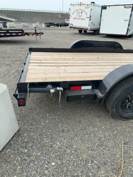 New 2026 Big Tex Trailers 7X16 OPEN CAR HAULER 10K WITH SLIDE IN RAMPS