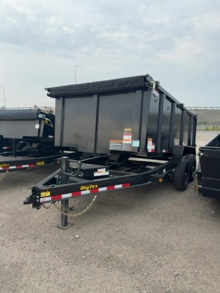 New 2026 Big Tex Trailers 7X14 DUMP TRAILER 14K WITH 4FT SIDES