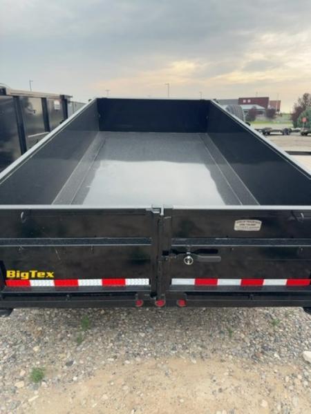 New 2025 Big Tex Trailers 7X14 DUMP TRAILER 14K WITH 2FT SIDES