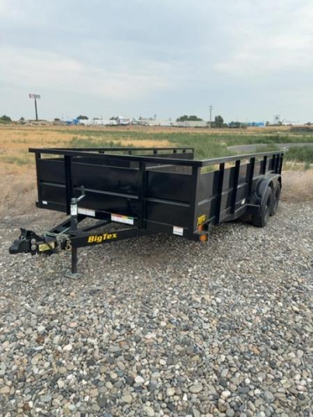 New 2025 Big Tex Trailers 7X16 LANDSCAPE TRAILER 7K WITH RAMPGATE
