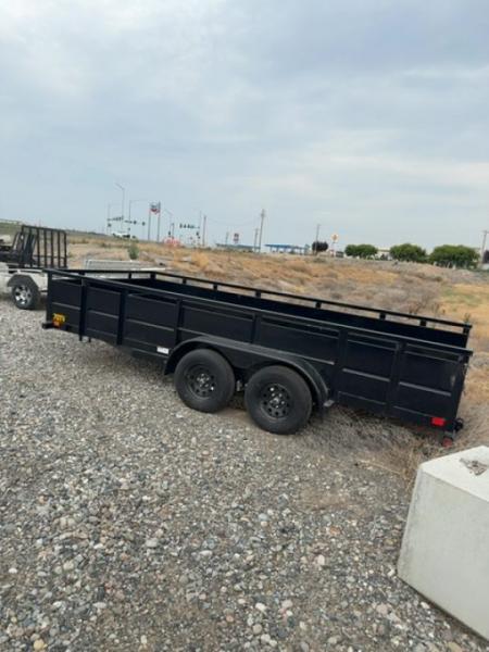 New 2025 Big Tex Trailers 7X16 LANDSCAPE TRAILER 7K WITH RAMPGATE