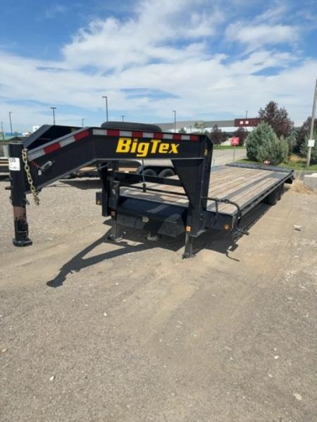 Used 2024 Big Tex Trailers 25+5 GOOSENECK TRAILER 15.9K WITH MEGA RAMPS