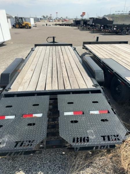 Used 2025 Big Tex Trailers 7X20 EQUIPMENT TRAILER 15.4K WITH MEGA RAMPS