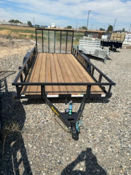 New 2026 Big Tex Trailers 7X16 UTILITY TRAILER 7K WITH RAMPGATE