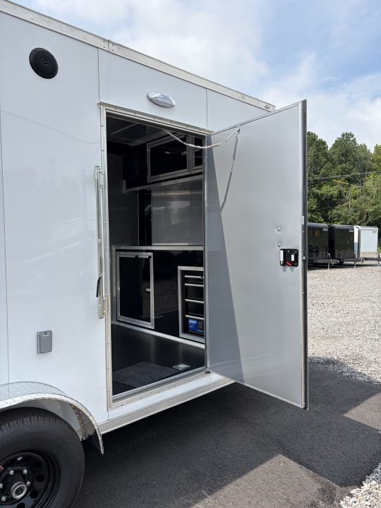 New 2027 Spartan 7X16 Pro Race Trailer, 7' 6" Interior, SXS/Golf Cart Escape Door, PolyCor, StableDeck