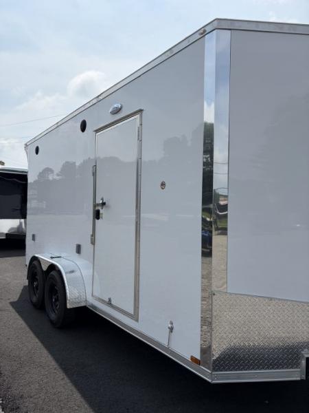 New 2027 Spartan 7X16 Pro Race Trailer, 7' 6" Interior, SXS/Golf Cart Escape Door, PolyCor, StableDeck