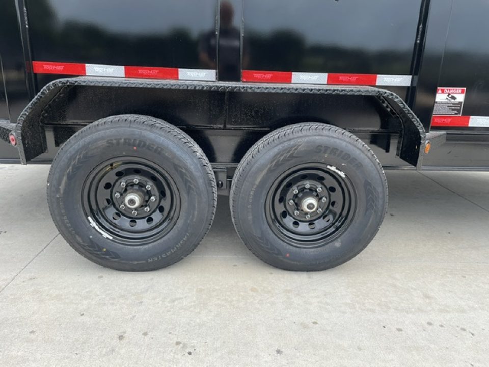 New 2026 TOP HAT 83X16 DUMP TRAILER,3' WALLS, 7000lb AXLES, GVWR 14,000lbs