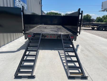 New 2026 TOP HAT 83X16 DUMP TRAILER,3' WALLS, 7000lb AXLES, GVWR 14,000lbs