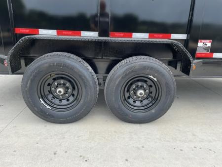 New 2026 TOP HAT 83X16 DUMP TRAILER,3' WALLS, 7000lb AXLES, GVWR 14,000lbs