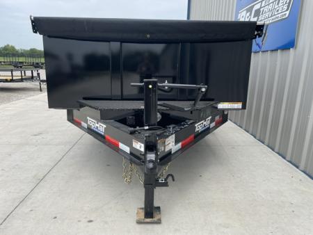 New 2026 TOP HAT 83X16 DUMP TRAILER,3' WALLS, 7000lb AXLES, GVWR 14,000lbs