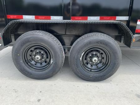 New 2026 TOP HAT 83X14 DUMP TRAILER W/3' WALLS, 7000lb AXLES, GVWR 14,000lbs