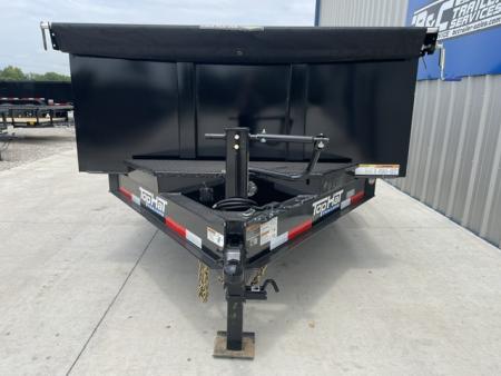 New 2026 TOP HAT 83X14 DUMP TRAILER W/3' WALLS, 7000lb AXLES, GVWR 14,000lbs