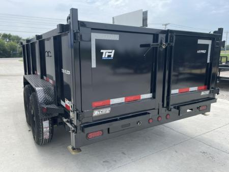 New 2026 TOP HAT 83X14 DUMP TRAILER W/3' WALLS, 7000lb AXLES, GVWR 14,000lbs