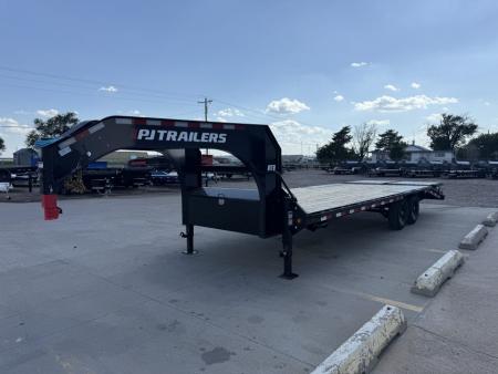 New 2027 PJ Trailers 25' x 102" 7000LB Axles Flatbed Trailer