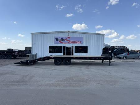 New 2027 PJ Trailers 25' x 102" 7000LB Axles Flatbed Trailer