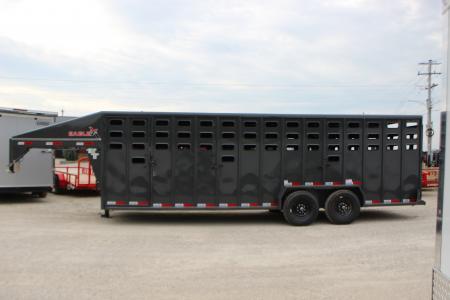 New 2027 Eagle X 6.8 x24 Gooseneck Livestock Trailer