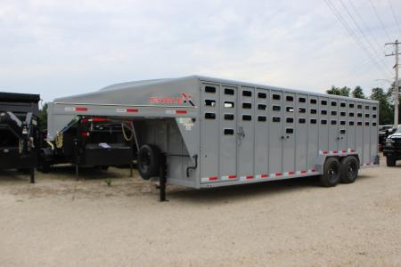 New 2027 Eagle X 7 x24 Gooseneck Livestock Trailer