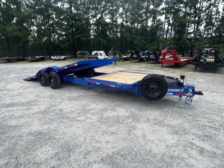 New 2026 Diamond C HXD Tilt Trailer, 102  Wide x 24ft , Drive Over Fender , 10K Axles #17,650 lbs Payload