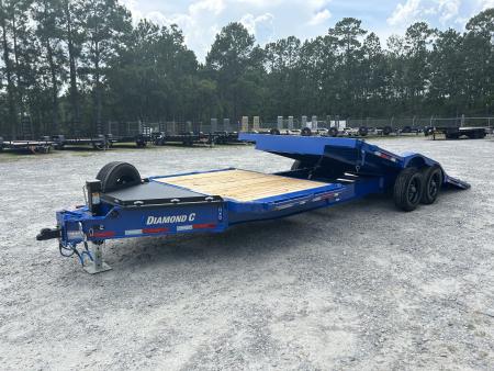 New 2026 Diamond C HXD Tilt Trailer, 102" Wide x 24ft , Drive Over Fender , 10K Axles #17,650 lbs Payload