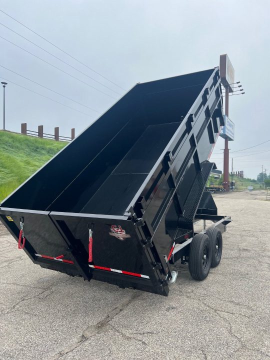 New 2027 Quality Steel and Aluminum CJ 83" x 16' Dump Trailer 4' High Side #260315 Dump Trailer