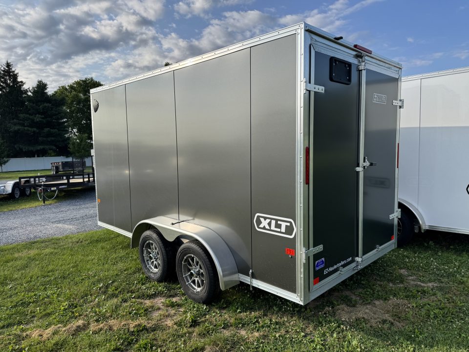 New 2026 E-Z Hauler EZEC7X14 XLT-P Cargo / Enclosed Trailer 71 SERIES 7'1" INTERIOR HEIGHT, .080 POLY CORE SIDES, FREE ALUMINUM WHEELS REAR DOUBLE DOORS