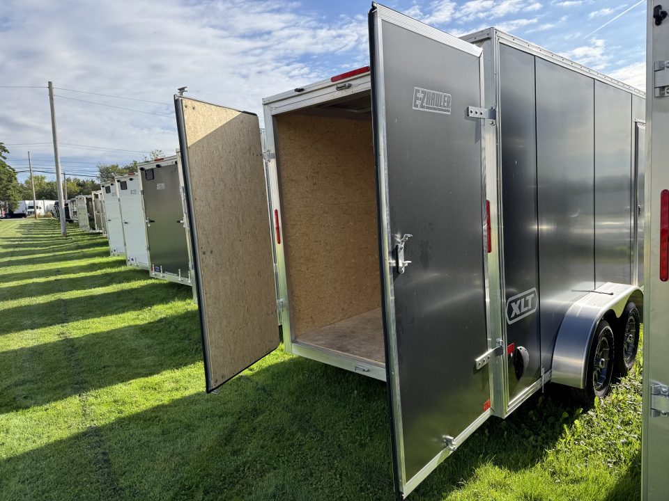 New 2026 E-Z Hauler EZEC7X14 XLT-P Cargo / Enclosed Trailer 71 SERIES 7'1" INTERIOR HEIGHT, .080 POLY CORE SIDES, FREE ALUMINUM WHEELS REAR DOUBLE DOORS SALE ON NOW