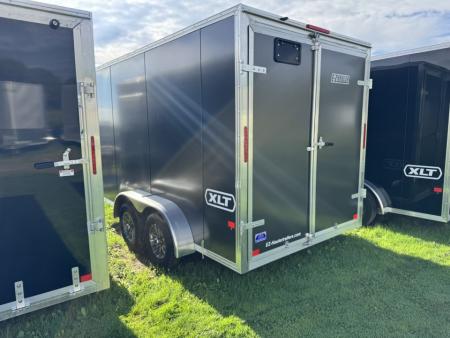 New 2026 E-Z Hauler EZEC7X14 XLT-P Cargo / Enclosed Trailer 71 SERIES 7'1" INTERIOR HEIGHT, .080 POLY CORE SIDES, FREE ALUMINUM WHEELS REAR DOUBLE DOORS SALE ON NOW