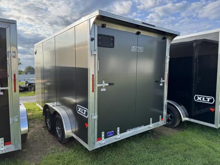 New 2027 E-Z Hauler EZEC7.5X14 XLT-P Cargo / Enclosed Trailer 71 SERIES 7 FOOT 1 INCH INTERIOR HEIGHT, .080 POLY SIDES, TRANSLUCENT ROOF, REAR DOOR CANOPY, FREE ALUMINUM WHEEL UPGRADE