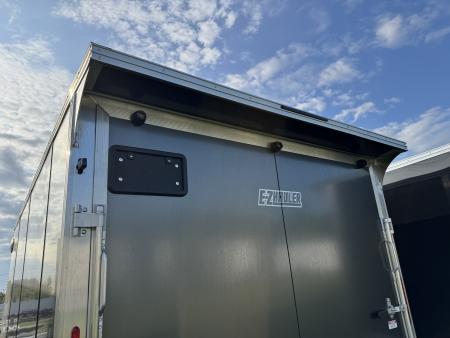 New 2027 E-Z Hauler EZEC7.5X14 XLT-P Cargo / Enclosed Trailer 71 SERIES 7 FOOT 1 INCH INTERIOR HEIGHT, .080 POLY SIDES, TRANSLUCENT ROOF, REAR DOOR CANOPY, FREE ALUMINUM WHEEL UPGRADE