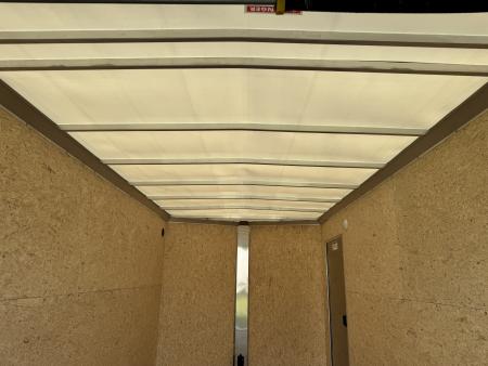 New 2027 E-Z Hauler EZEC7.5X14 XLT-P Cargo / Enclosed Trailer 71 SERIES 7 FOOT 1 INCH INTERIOR HEIGHT, .080 POLY SIDES, TRANSLUCENT ROOF, REAR DOOR CANOPY, FREE ALUMINUM WHEEL UPGRADE