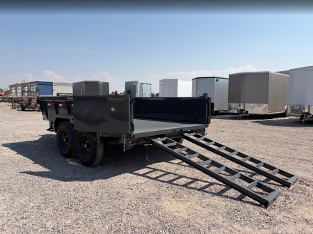 New 2027 Lamar Trailers 7X12 14K Scissor Lift Dump Trailer