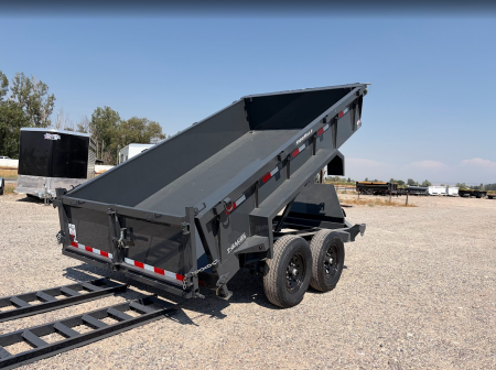 New 2027 Lamar Trailers 7X12 14K Scissor Lift Dump Trailer
