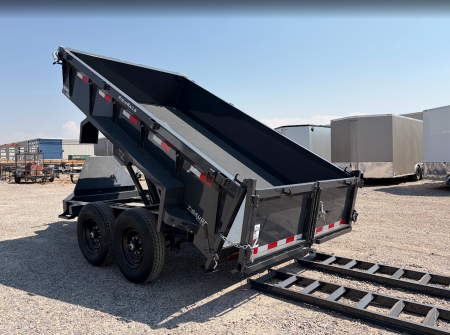 New 2027 Lamar Trailers 7X12 14K Scissor Lift Dump Trailer
