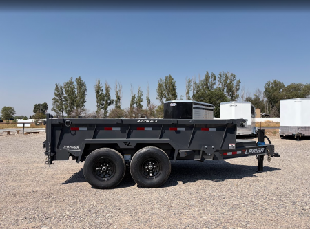 New 2027 Lamar Trailers 7X12 14K Scissor Lift Dump Trailer