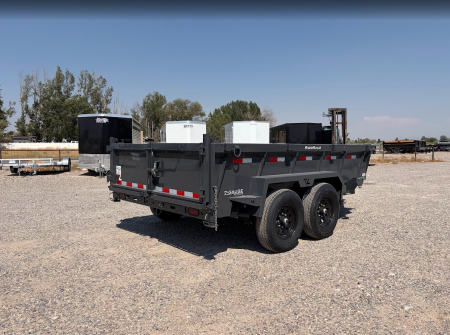 New 2027 Lamar Trailers 7X12 14K Scissor Lift Dump Trailer