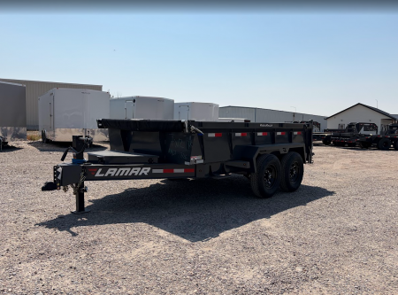 New 2027 Lamar Trailers 7X12 14K Scissor Lift Dump Trailer