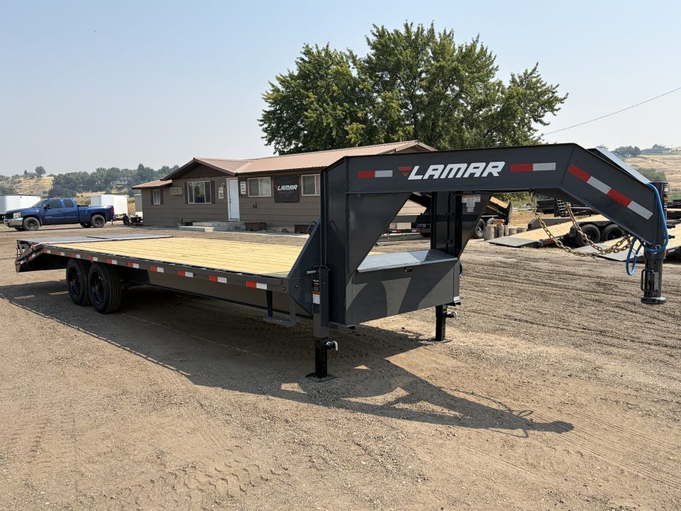 New 2027 Lamar 8X20+5 16K Gooseneck Equipment Trailer