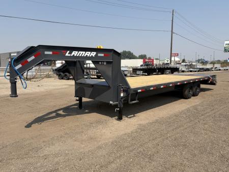 New 2027 Lamar 8X20+5 16K Gooseneck Equipment Trailer