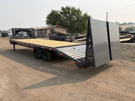New 2027 Lamar 8X20+5 16K Gooseneck Equipment Trailer