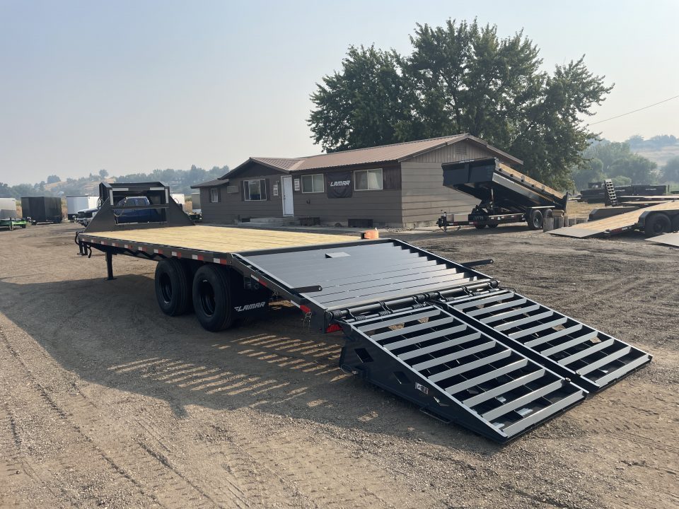New 2027 Lamar 8X20+5 20K Gooseneck Equipment Trailer