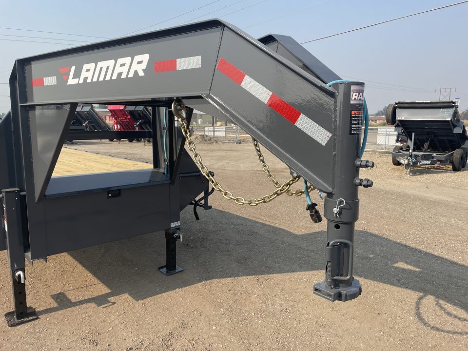 New 2027 Lamar 8X20+5 20K Gooseneck Equipment Trailer