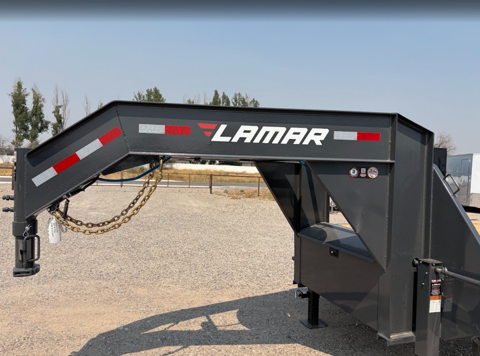 New 2027 Lamar 8X20+5 20K Gooseneck Equipment Trailer