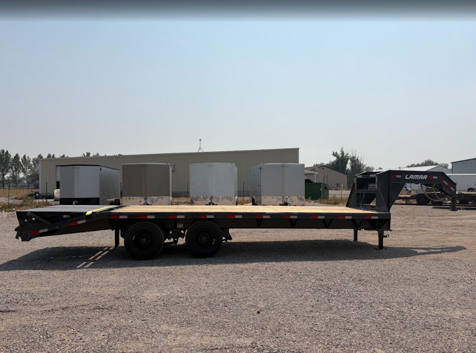New 2027 Lamar 8X20+5 20K Gooseneck Equipment Trailer