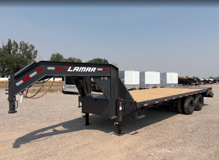 New 2027 Lamar 8X20+5 20K Gooseneck Equipment Trailer