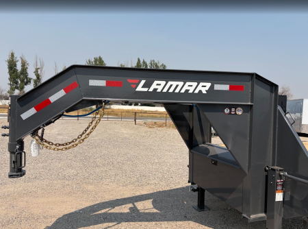 New 2027 Lamar 8X20+5 20K Gooseneck Equipment Trailer