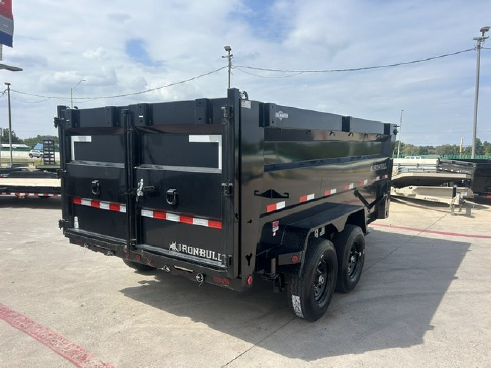 New 2026 Iron Bull DTB 7'X14'X4' Dump Trailer