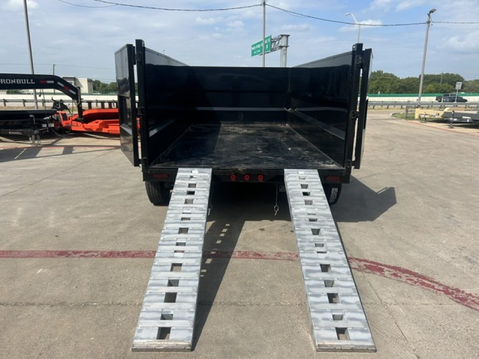 New 2026 Iron Bull DTB 7'X14'X4' Dump Trailer